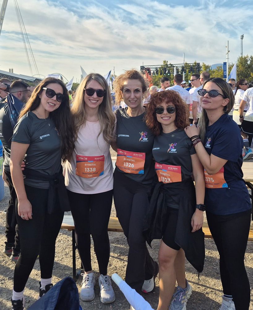 Symetal Running Team at B2Run Athens 2026