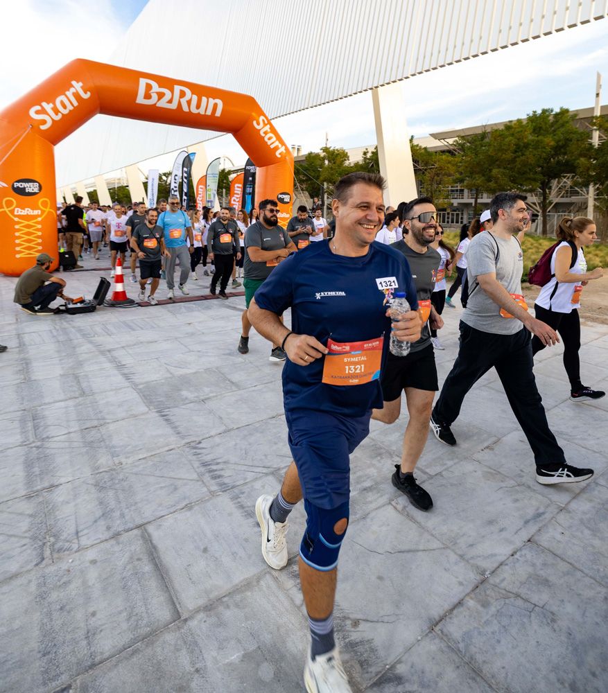 Symetal Running Team at B2Run Athens 2026